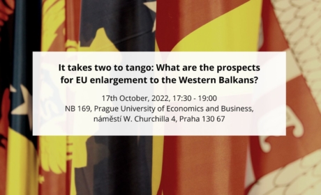 17.10. Debata: „It takes two to tango: What are the prospects for EU enlargement to the Western Balkans?“