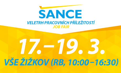 Veletrh pracovních příležitostí ŠANCE – 17. – 19. března 2026!