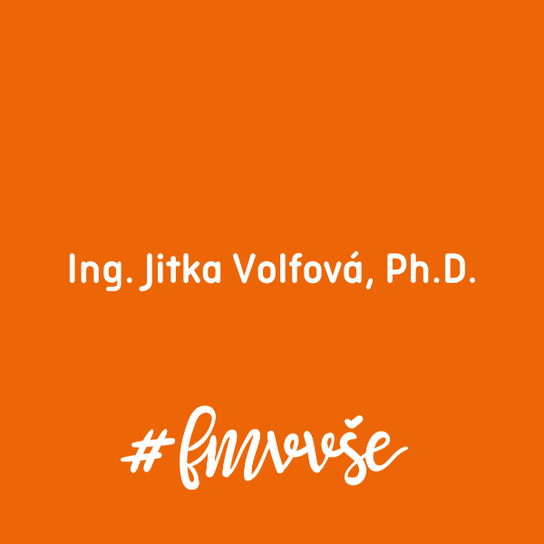 Ing. Jitka Volfová, Ph.D.