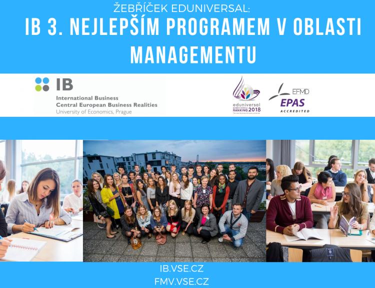 IB je 3. nejlepším management programem v regionu CEE!