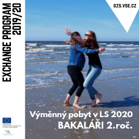 Výběrové řízení na výměnné pobyty v LS 2020 pro studenty 2. ročníků Bc. studia