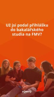 Milé uchazečky a milí uchazeči, prvním krokem ke studiu na #fmvvse je založení a vyplnění přihlášky. 🧡 

Máš otázky? Napiš našim studentským ambasadorům – rádi ti poradí! Najdeš je na pokladyzcestfmv.cz. 🌟👥

Nezmeškej svou šanci, přihlášky přijímáme do 30. dubna 2026! 📅 Více info na fmv.vse.cz.

Tak na nic nečekejte a přidejte se k nám! ✨

#studentifmv #studentlife #fmvvse #fakultamezinarodnichvztahu #vsecz @vsecz #studyatvse #kampomaturite #kamnavs #vysokeskolycz #vysokeskoly #kamnavysokou #kamnavejsku #studyinprague #pokladyzcest #fmvjelaska