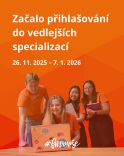 Nezapomeň se přihlásit do vedlejší specializace! ✨

📌 Přihlašování do vedlejších specializací (na LS 2025/26) končí 7. 1. 2026 ve 23:59.
📌 Automatizovaný zápis proběhne 9. 1. 2026.
📌 Individuální zápis specializací probíhá od 10. 1. 2026 (8:00) do 16. 1. 2026 (23:59).
📌 Registrace předmětů vedlejší specializace pro nově přijaté studenty probíhá mezi 17. a 27. 1. 2026 do 23:59.
📌 Celé přihlašování probíhá v InSIS.

📚 Co je vedlejší specializace?

📌 Vedlejší specializaci si studenti volí v rámci svého magisterského studia z nabídky všech pražských fakult VŠE. 🧡
📌 Smyslem vedlejší specializace je rozšíření kvalifikace podle vlastní volby, a to díky bloku vysoce specializovaných předmětů.

💻 Více informací najdeš na: fmv.vse.cz/studijni-informace/vs

#studentifmv #studentlife #fmvvse #fakultamezinarodnichvztahu #vsecz @vsecz #vedlejsispecializace #fmvjelaska #menimekontaktynavztahy #studyatvse