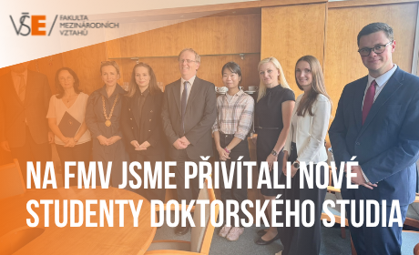 Na FMV jsme přivítali nové studenty doktorského studia