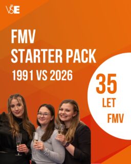 🎂🥳 #fmvvse slaví 35 let!

Některé věci se za 35 let změnily k nepoznání. Pojďme se společně podívat na starter pack studenta #fmvvse v roce 1991 a 2026! ✨

Ať už zapisuješ předměty osobně nebo v INSIS, jedno se nemění - FMV je už 35 let místem, kde měníme kontakty na vztahy.🧡

Tak co bys do našeho studentského starter packu přidal ty? 👇

#fmvjelaska #35letFMV @vsecz #kontaktymenimenavztahy