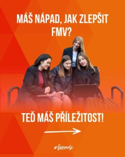 Talent Management FMV: Rozvíjej sebe, změň FMV.🧠🙌

Co bys změnil na FMV, kdybys měl příležitost? Rozvíjej svoje nápady a pomoz nám společně zlepšit fakultu!

Představujeme program Talent Management - projekt, který ti pomůže objevit a rozvíjet dovednosti, zlepšit FMV a získat praktické zkušenosti pro tvoje budoucí zaměstnání!🧡

❓O co v programu jde?
Talent Management FMV je program pro aktivní a motivované studenty, kteří chtějí během studia udělat něco navíc. Nejde o program pro „elitu“ nebo studenty s nejlepšími známkami - hledáme lidi s chutí a motivací rozvíjet své talenty.
❗️Zní to jako ty? Pak využij svou šanci hned teď!

❓Co získáš?
🔸Metodiku Gallup CliftonStrengths s koučem, díky níž objevíš své talenty. Naučíš se je vědomě využívat a proměnit v silné stránky, které budou přínosem jak pro tebe, tak pro lidi ve tvém okolí
🔸Tým motivovaných lidí s touhou rozvíjet své talenty
🔸Účast na čtyřech praktických workshopech, které tě podpoří v osobním rozvoji a realizaci vámi zvoleného projektu
🔸Praktické zkušenosti, které můžeš využít ve svém budoucím zaměstnání, podnikání nebo při realizaci vlastních nápadů

...a mnohem více!

Rozvíjejte sebe. Změň FMV.
Přidej se k existujícímu projektu, nebo přines svůj vlastní nápad. Odkaz najdeš v biu! 🧡

❗️Uzávěrka přihlášek je v úterý 22. září 2026 (23:59)

#fmvvse #talentmanagement #studentifmv #fmvjelaska #menimekontaktynavztahy