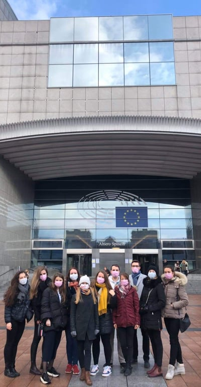 SKOK navštívil instituce EU v Bruselu. Studenty přijal velvyslanec Jakub Dürr.