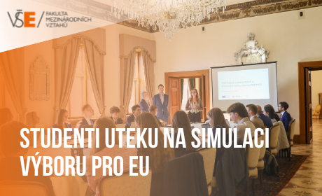 Studenti FMV si v Hrzánském paláci vyzkoušeli přípravu mandátu pro Evropskou radu