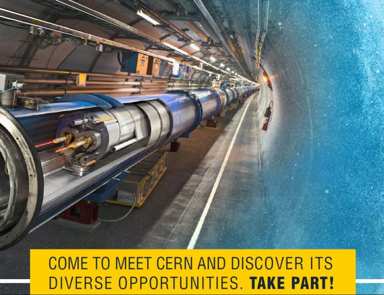 Kariéra v CERNu? Roadshow „CERN. TAKE PART!“ představí možnosti uplatnění.