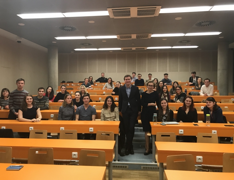 Proběhlo neformální setkání studentů oboru Mezinárodní obchod s garantem oboru