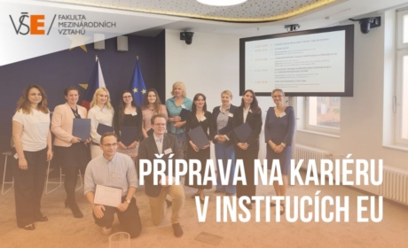 Slavnostní předání certifikátů absolventům přípravného kurzu na kariéru v institucích EU