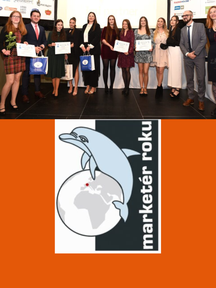 Tým studentů z FMV zvítězil v soutěži Marketér roku „Mladý delfín“