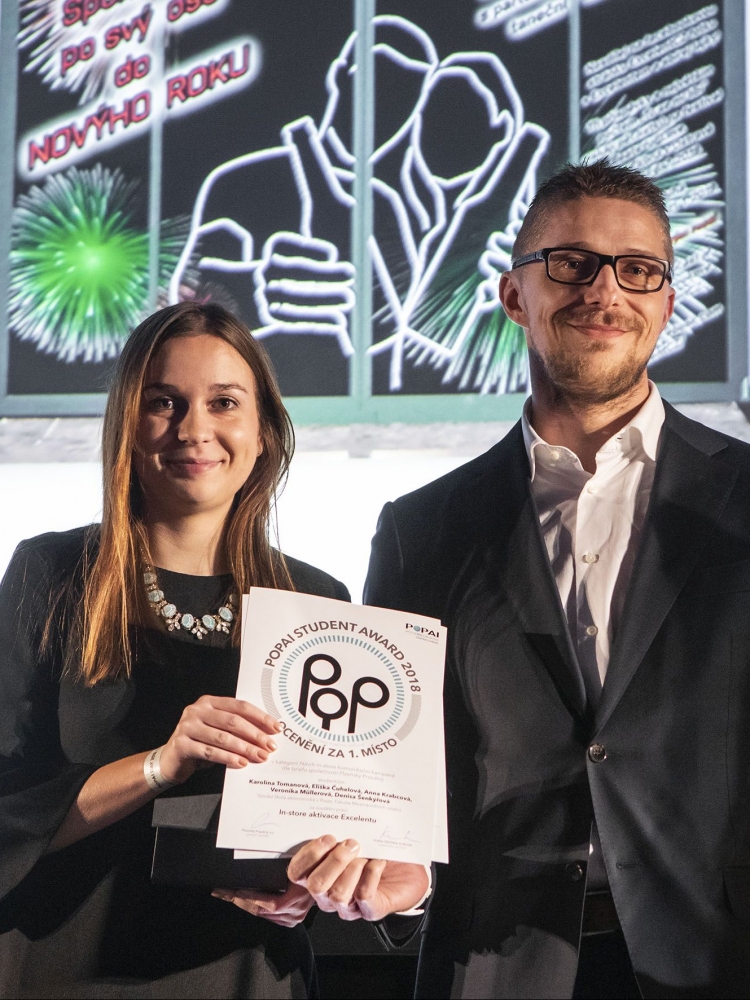 Studenti z FMV opět ovládli soutěž POPAI STUDENT AWARD 2018