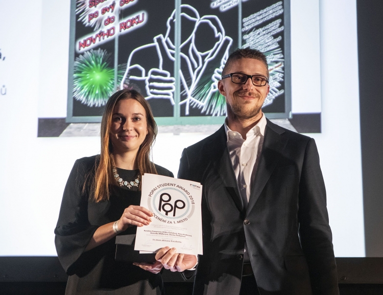 Studenti z FMV opět ovládli soutěž POPAI STUDENT AWARD 2018