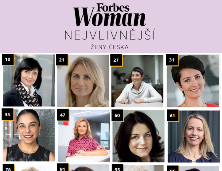 Absolventky FMV v žebříčku Forbes Nejvlivnější ženy Česka