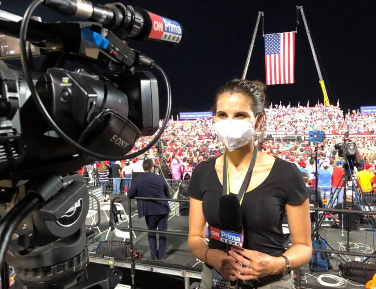 FMV Alumni chat: Inside the US Election s reportérkou CNN Prima News Kristinou Tůmovou /14.12./