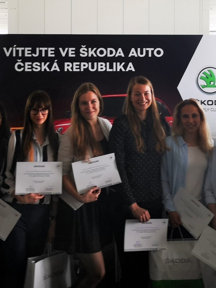 Studenti prezentovali své projekty před vedením marketingu Škoda Auto Česká republika