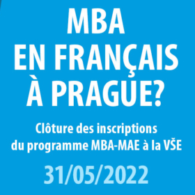Získejte k titulu magisterskému i titul MBA_MAE /31.5./