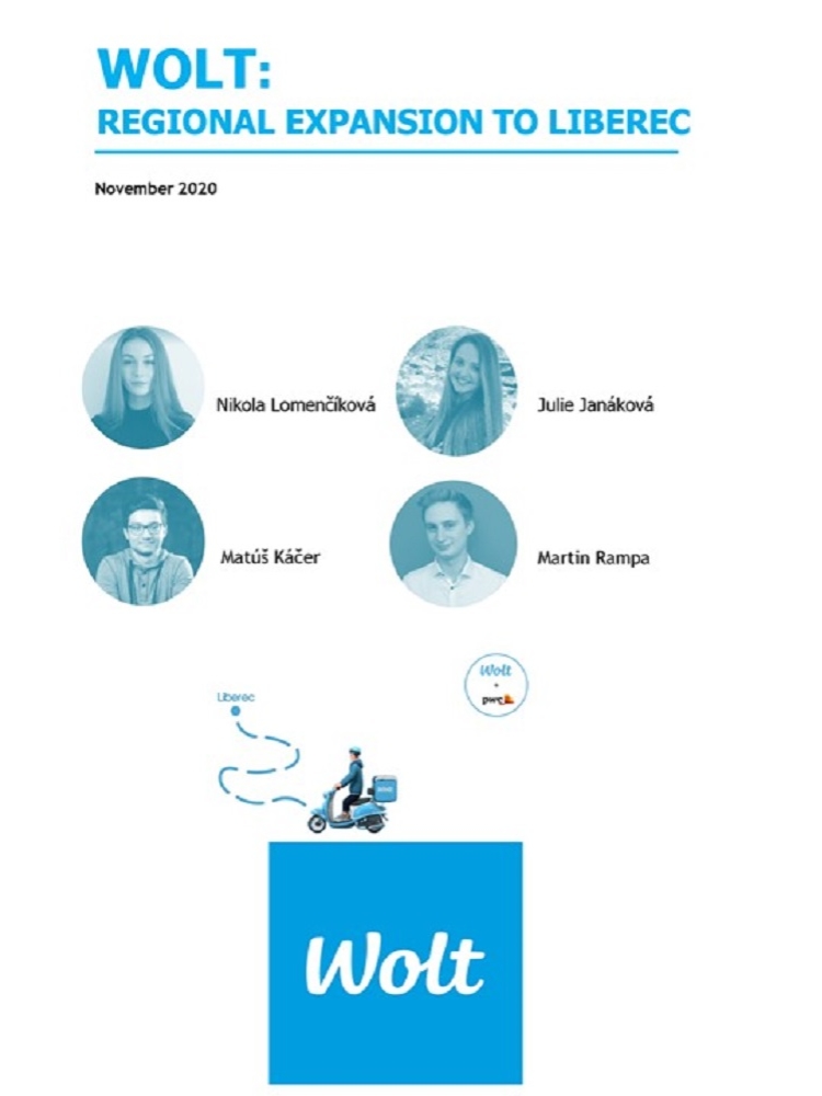 Třetí místo v PwC Consulting Challenge obsadila studentka FMV s týmem